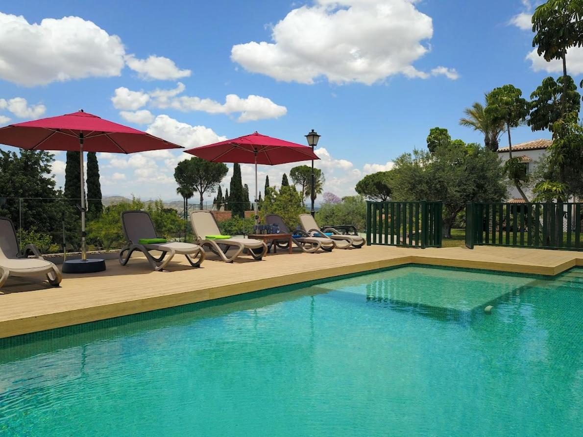 Luxe Hacienda La Campina Met Verwarmd Zwembad En Tennisbaan. Альхаурин-эль-Гранде Экстерьер фото