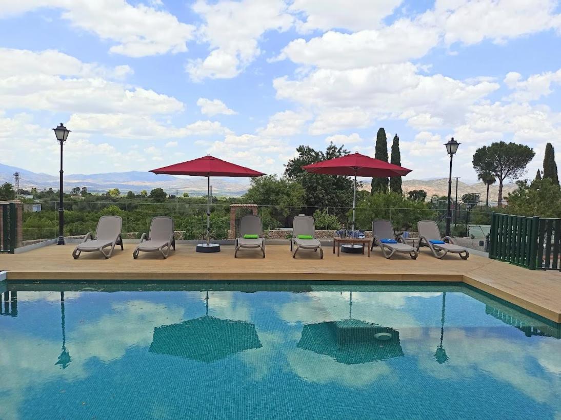 Luxe Hacienda La Campina Met Verwarmd Zwembad En Tennisbaan. Альхаурин-эль-Гранде Экстерьер фото