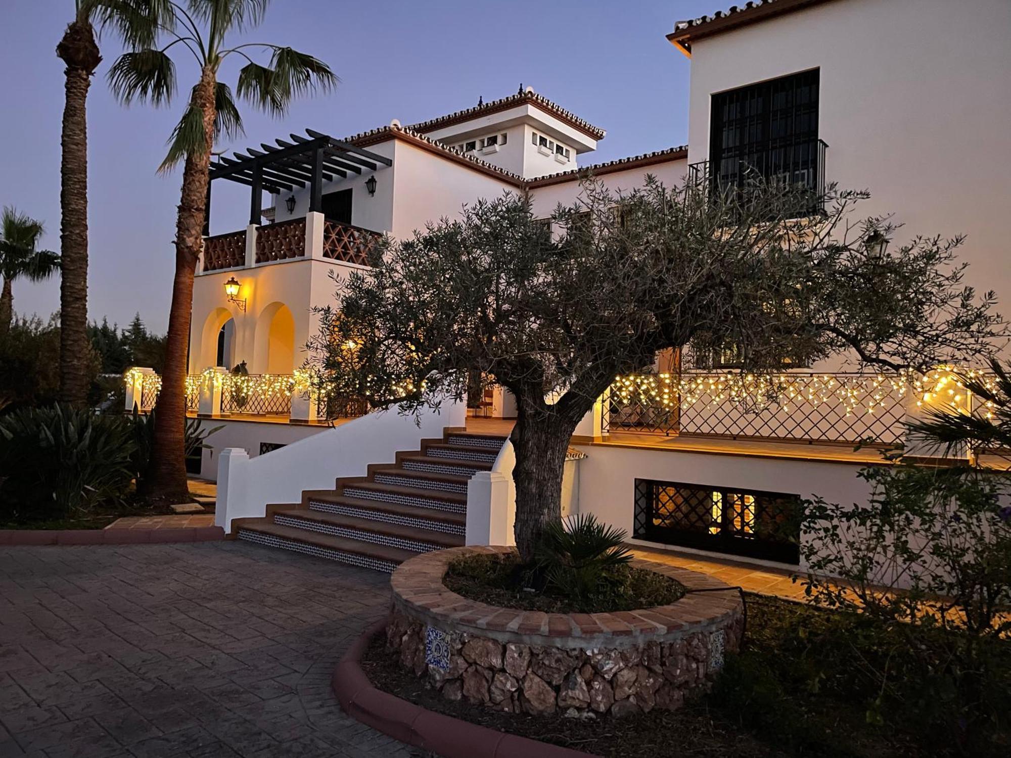 Luxe Hacienda La Campina Met Verwarmd Zwembad En Tennisbaan. Альхаурин-эль-Гранде Экстерьер фото